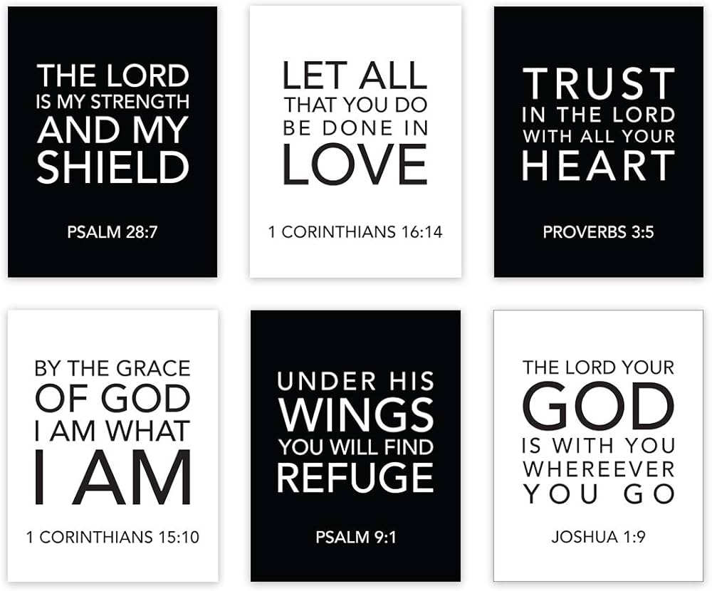 Blanck Scripture Bible Verse About Black And White - Bible Wisdom Hub