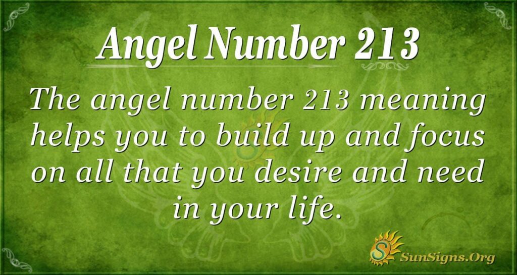 What Does The Number 213 Mean In The Bible